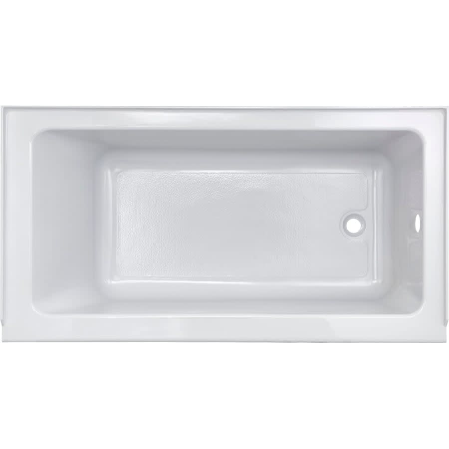 Studio 60" Soaking Bathtub for Three Wall Alcove Installation with Left Drain