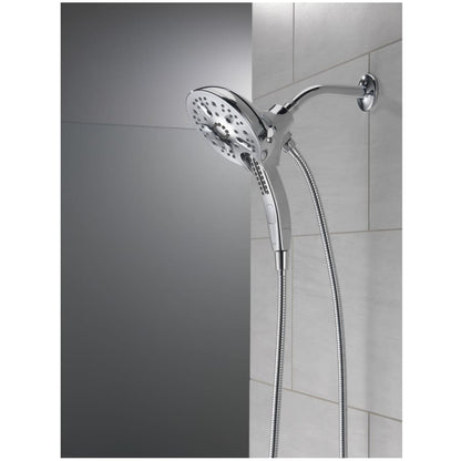 Universal Showering In2ition 1.75 GPM Multi Function Shower Head with Touch-Clean, MagnaTite, and H2Okinetic Technology