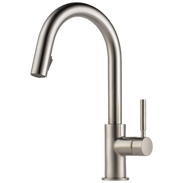 Solna® Kitchen Faucet, Deck Mount, ADA, 1 Lever Handle, 1-Hole, Stainless