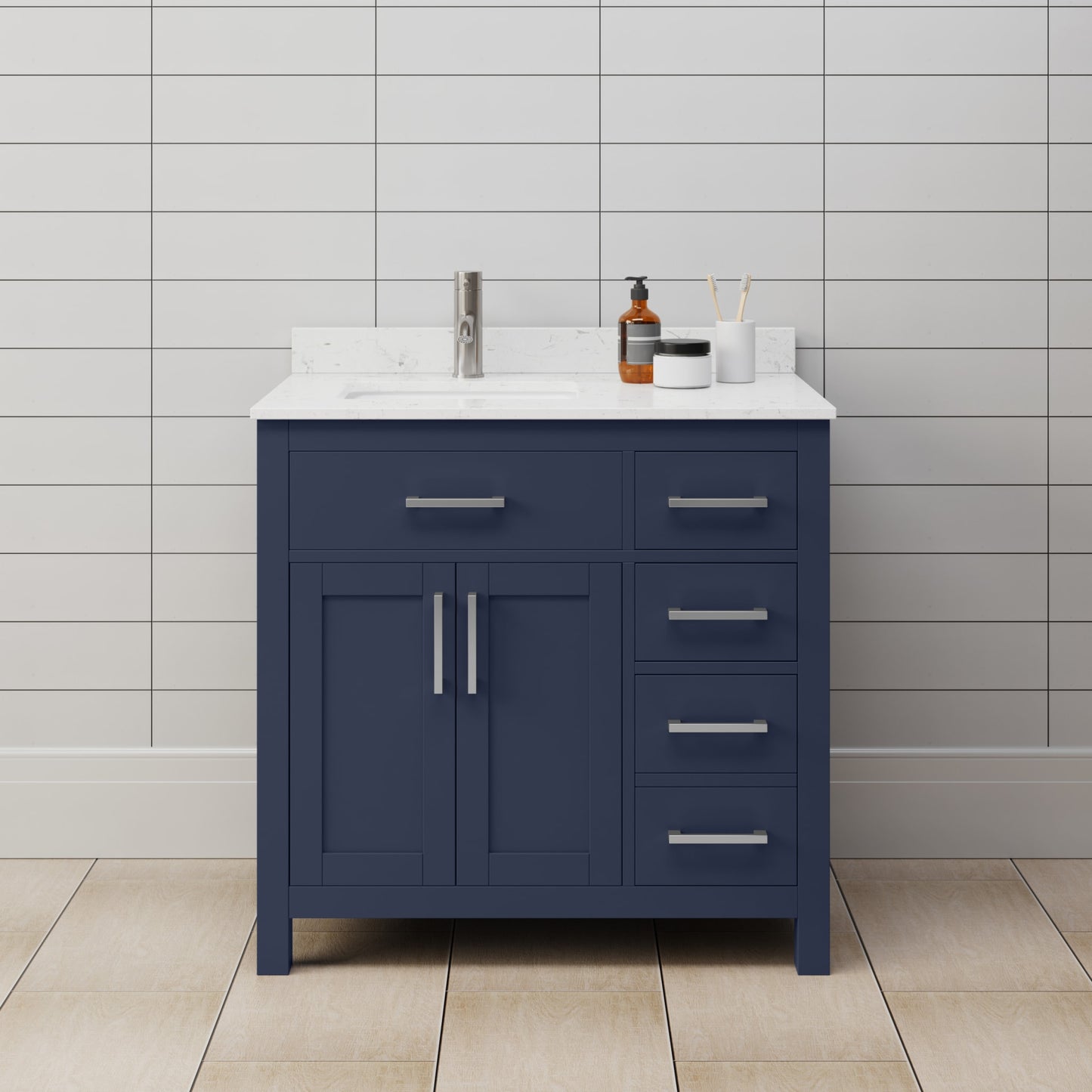 Beckett Single Bathroom Vanity - 36W x 35H x 22D