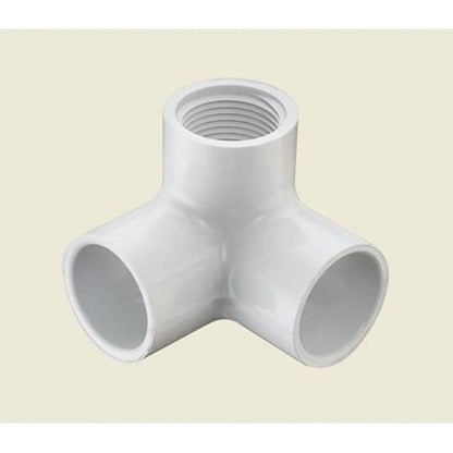 90 deg Elbow, 1 x 1/2 in, Socket x FNPT, SCH 40/STD, PVC