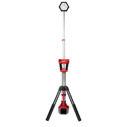 M18™ ROCKET™ Dual Power Cordless Tower Light, 7-1/2 in L x 8 in W x 40-1/2 in H, 18 VDC, LED Lamp