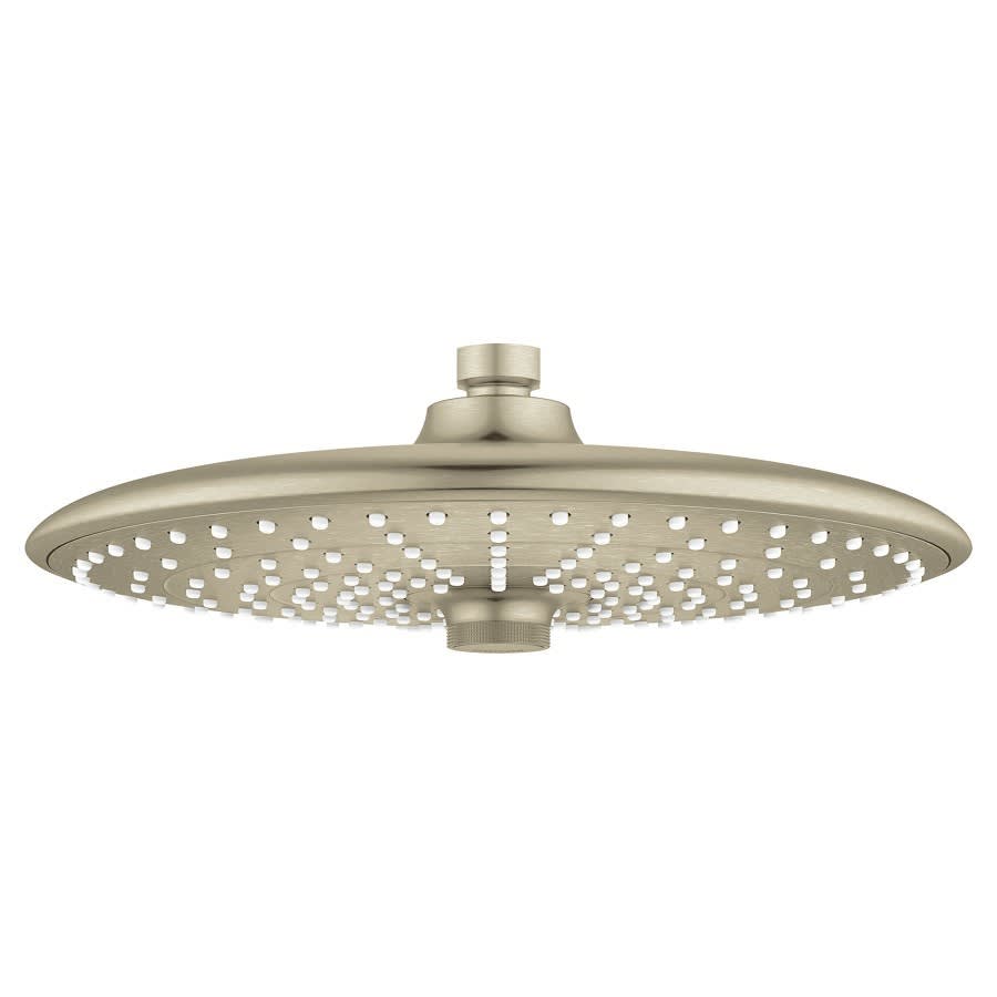 Euphoria® Multi Function Shower Head, 10 in Dia, 1.75 gpm, Brushed Nickel