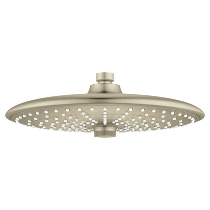 Euphoria® Multi Function Shower Head, 10 in Dia, 1.75 gpm, Brushed Nickel