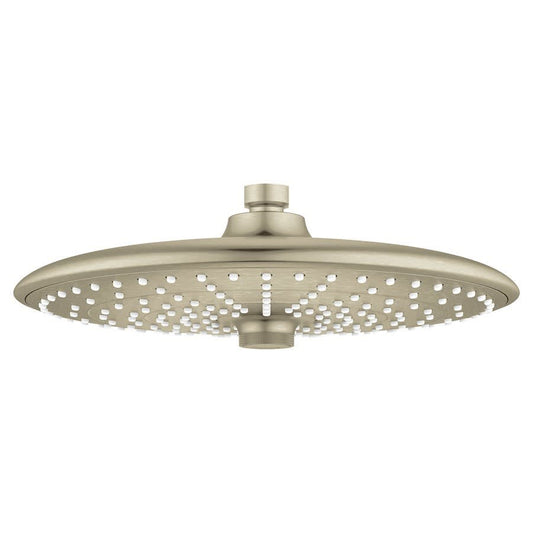 Euphoria® Multi Function Shower Head, 10 in Dia, 1.75 gpm, Brushed Nickel