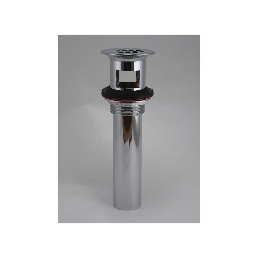 Grid Strainer With Open Grid Cast Strainer, For Use With Lavatory, Brass, Polished Chrome