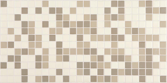 Unglazed Mosaics Totally Neutral Straight Joint 1X1 Matte