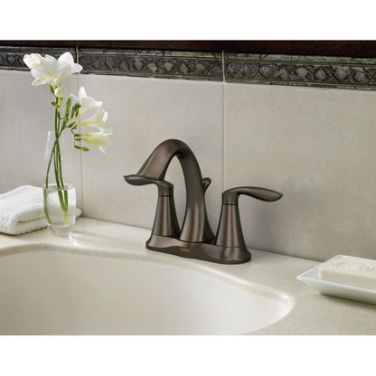 Eva 1.2 GPM Centerset Bathroom Faucet (Valve Included)