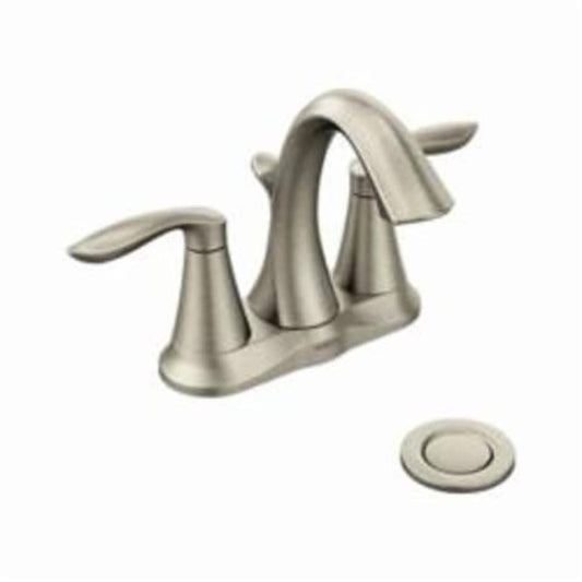 Eva™ Centerset Lavatory Faucet, ADA, 2 Handle, 2-Hole, 1.2 gpm, Brushed Nickel