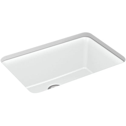 Cairn 27-1/2" Undermount Single Bowl Neoroc Granite Composite Kitchen Sink with Bottom Sink Rack