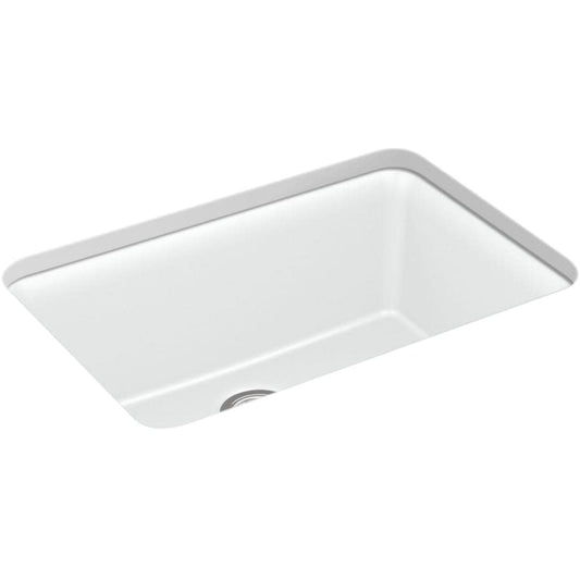 Cairn 27-1/2" Undermount Single Bowl Neoroc Granite Composite Kitchen Sink with Bottom Sink Rack