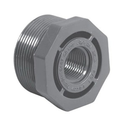 Bushing, 1-1/4 x 3/4 in, MNPT x FNPT, SCH 80/XH, PVC
