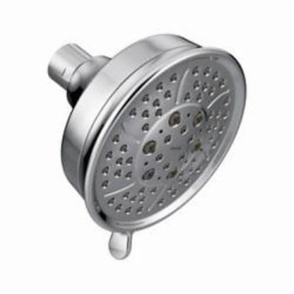 Multi Function Shower Head, 4-3/8 in Dia, 1.75 gpm, Polished Chrome