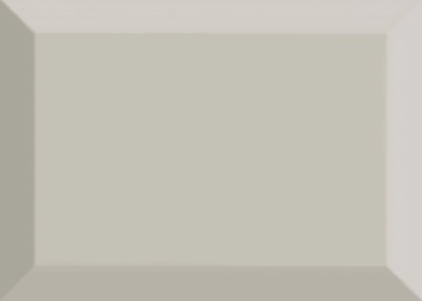Hawthorne Scholarly Gray Rectangle, Bevel 4X12 Glossy