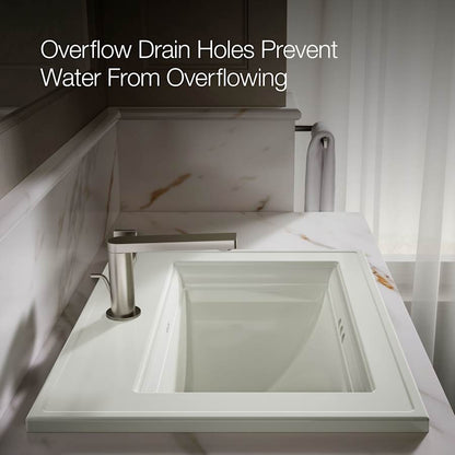Memoirs Stately 17" Drop In Bathroom Sink with 1 Hole Drilled and Overflow
