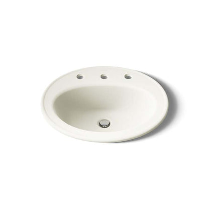 Pennington 16" Drop In Bathroom Sink with 3 Holes Drilled and Overflow