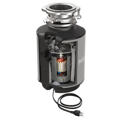 GX 1/2 HP Continuous Garbage Disposal with SoundSHIELD Technology, Vortex Motor and Power cord included.