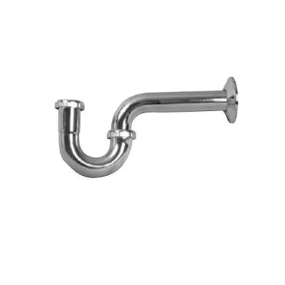 Tubular P-Trap, 1-1/4 in, 17 ga, Polished Chrome