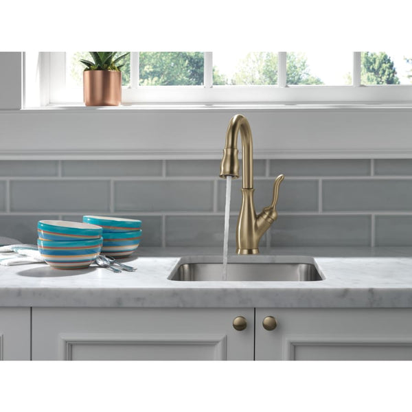 Leland Pull-Down Spray Bar/Prep Faucet with Diamond Seal Technology, Touch Clean, and MagnaTite Docking Technology