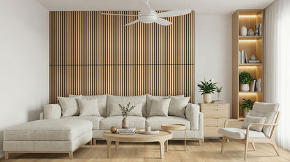 Almond Acoustic Wood Slat