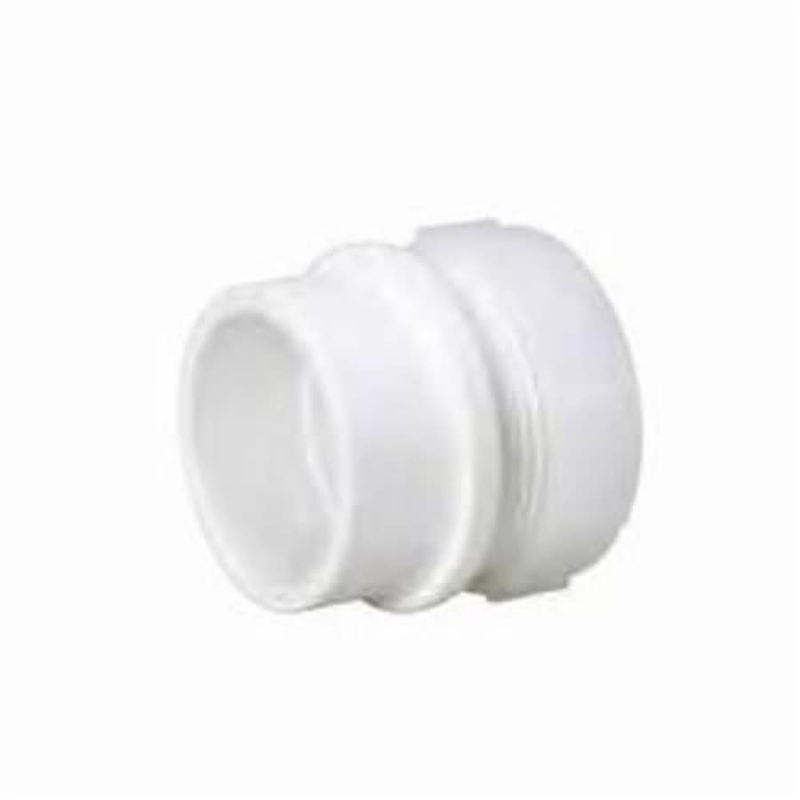 Trap Adapter, 1-1/2 in, Spigot x Slip Joint, DWV, PVC