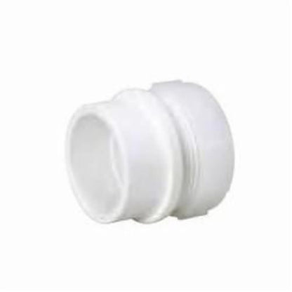 Trap Adapter, 1-1/2 in, Spigot x Slip Joint, DWV, PVC