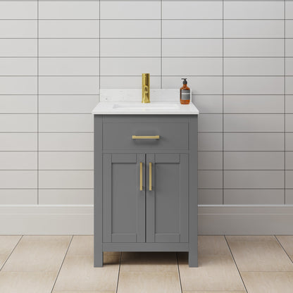 Beckett Single Bathroom Vanity - 24W x 35H x 22D
