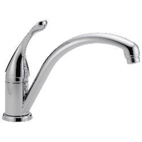 Collins™ Kitchen Faucet, Deck Mount, ADA, 1 Lever Handle, 1-Hole, Chrome