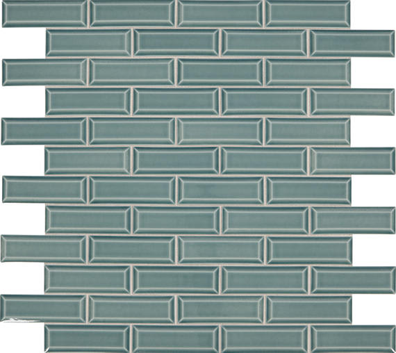 Revalia Remix Celebration Teal Brick 2X6 Glossy