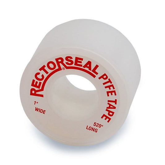 Teflon Tape, 1 in W, 520 in L, White