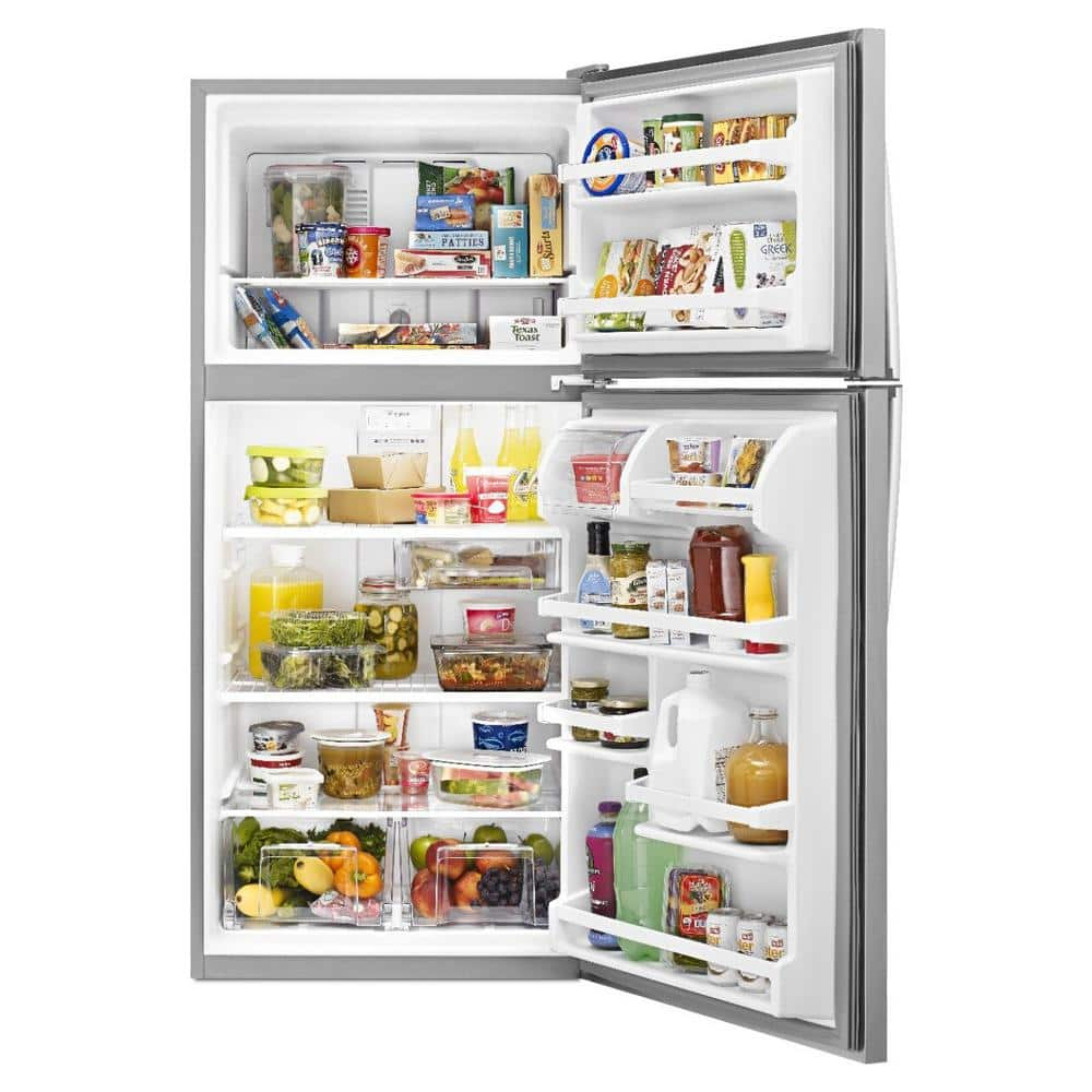 Whirlpool Stainless 18.2 Cu Ft Refrigerator 30X 65.8