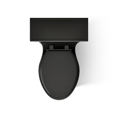 Memoirs 1.28 GPF Compact Elongated One-Piece Comfort Height Toilet with AquaPiston and Glenbury Quiet-Close Seat Included