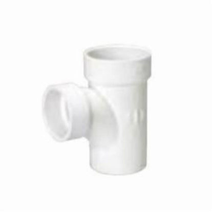 Street Sanitary Tee, 3 x 2 in, Spigot x Hub, DWV, PVC