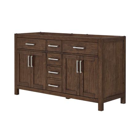 Beckett Double Bathroom Vanity - 59W x 34.25H x 21.5D