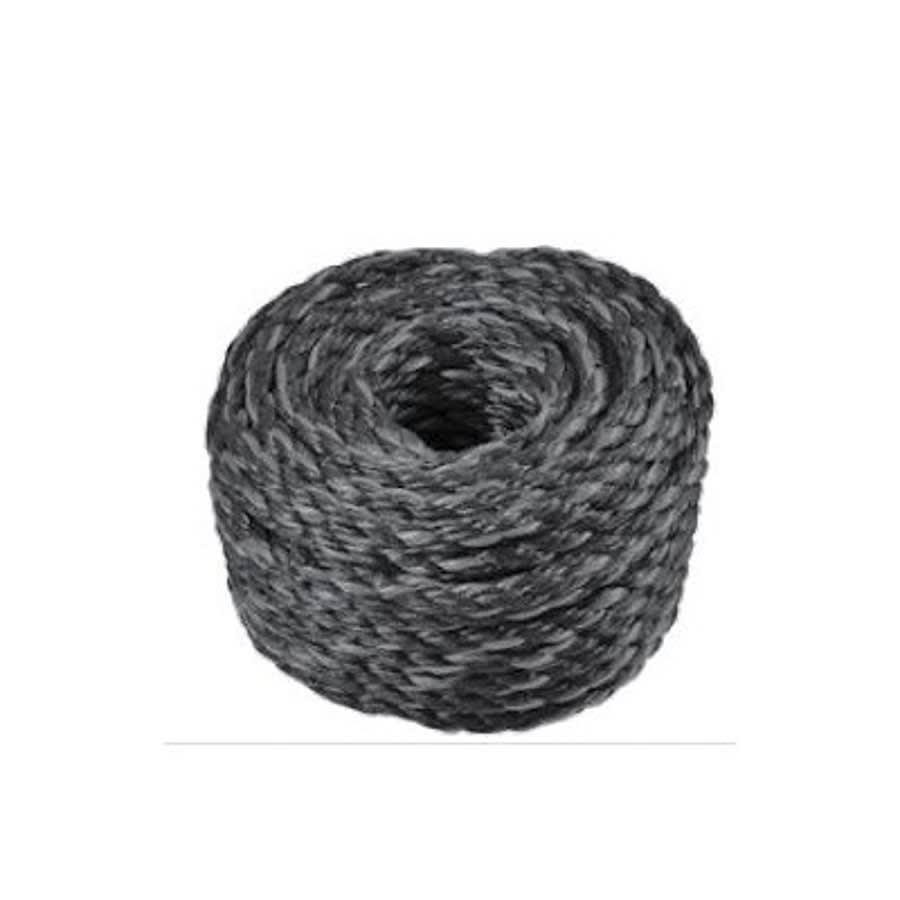 Truck Rope, 3/8 in, 50 ft L, Black/Orange