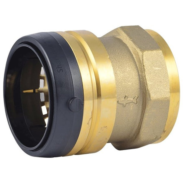 Adapter, 2 in, Push x FNPT, Brass