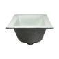 Floor Sink Body, 12 x 12 x 6 in, Square, 2 in, No Hub