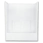 1-Piece Tub & Shower, 32 x 60 in, Left Hand Drain, White
