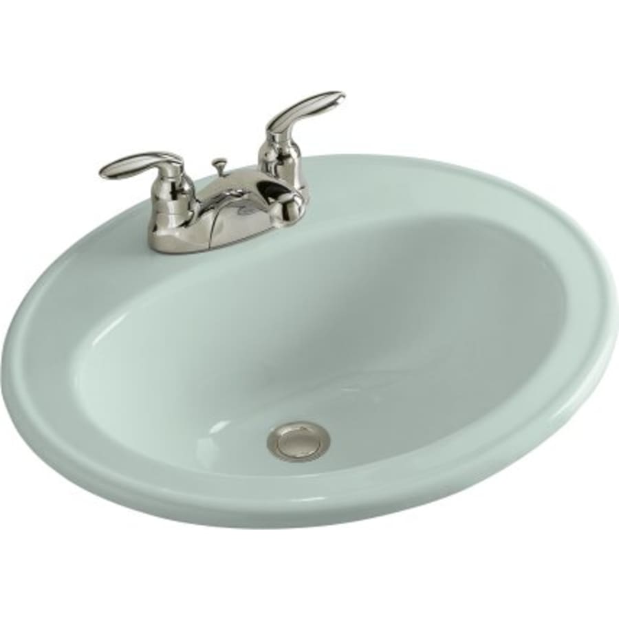 Pennington 20-1/4" Drop In Bathroom Sink with 3 Holes Drilled and Overflow