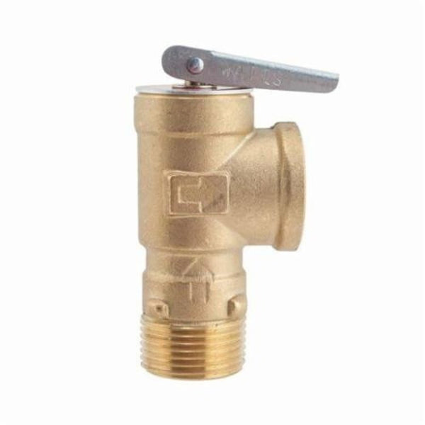 Pressure Relief Valve, 3/4 in, MNPT x FNPT, Cast Copper