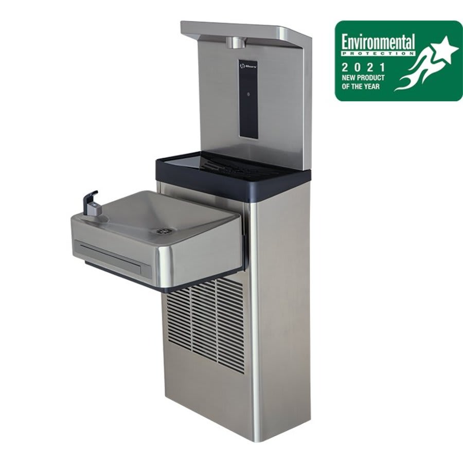 Wall-Mounted Elec Single Cooler ADA Stainless Steel With Bottle Filler & Filter