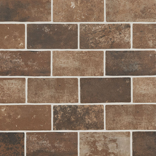 Brickstone Red Porcelain Tile 5X10