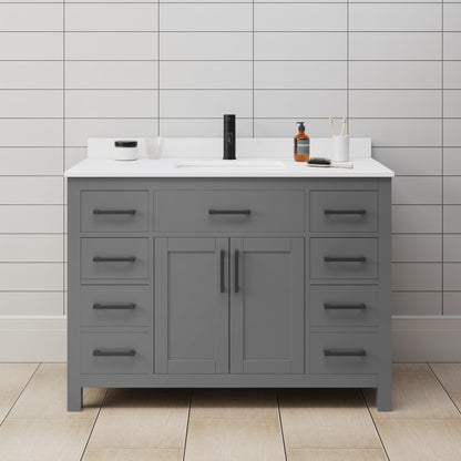 Beckett Single Bathroom Vanity - 48W x 35H x 22D