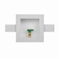 Square, 1/4 Turn, Copper, Low Lead, Ice Maker Outlet Box Standard Pack