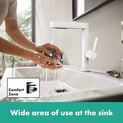 Finoris 1.2 GPM Single Hole Pull Out Multi-Spray Bathroom Faucet