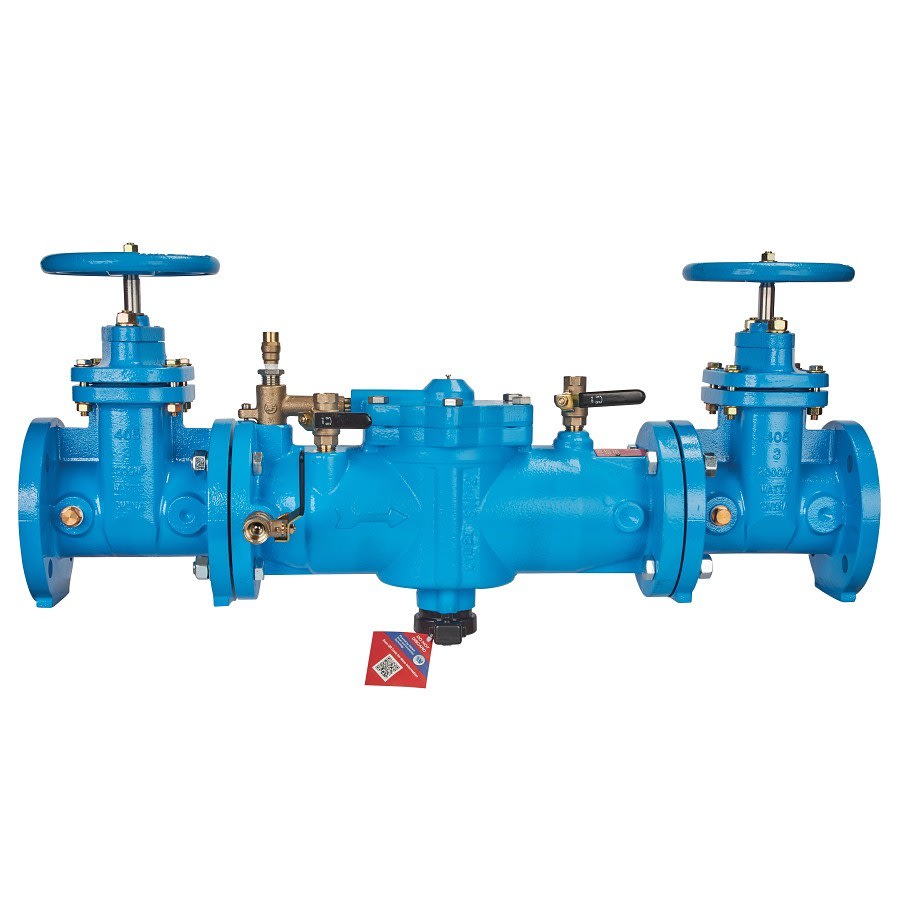 LF009 Reduced Pressure Backflow Preventer, 2-1/2 in, Flange, Cast Iron