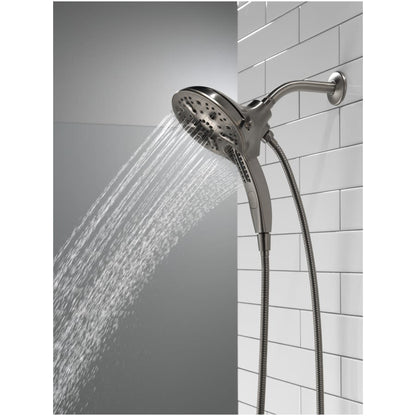 Universal Showering In2ition 1.75 GPM Multi Function Shower Head with Touch-Clean, MagnaTite, and H2Okinetic Technology