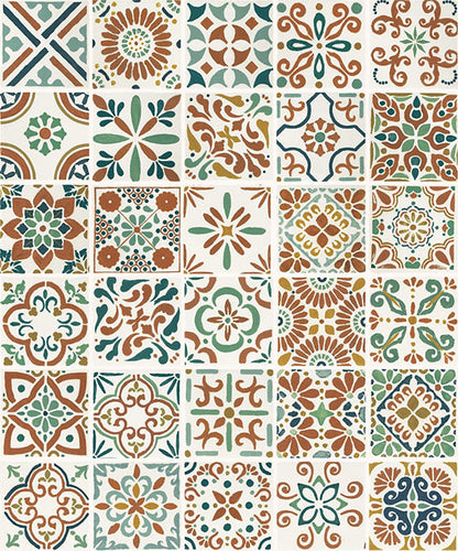 Cotto Revival Valencia Square, Handcrafted 4X4 Glossy