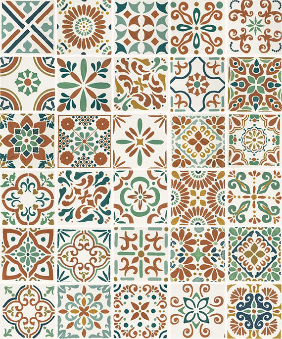 Cotto Revival Valencia Square, Handcrafted 4X4 Glossy