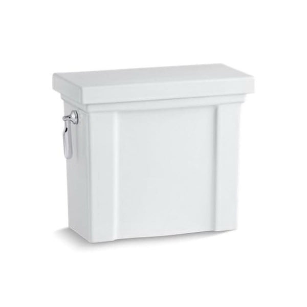 Tresham® Toilet Tank, Bowl Mount, 12 in Rough, Left Hand Lever, 1.28 gpf, White